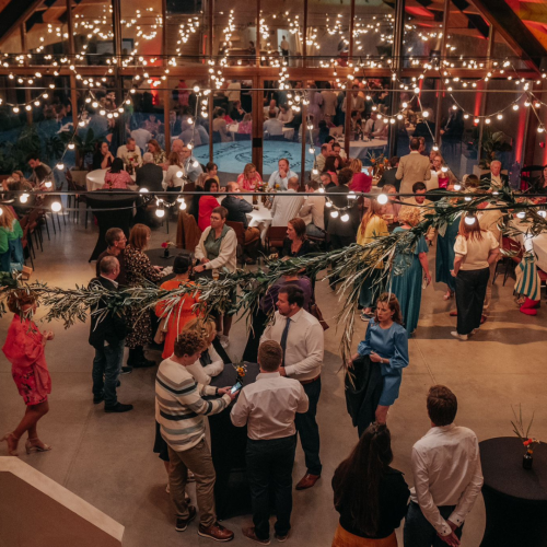 AANRADER: Guirlandes binnen volledige feestzaal