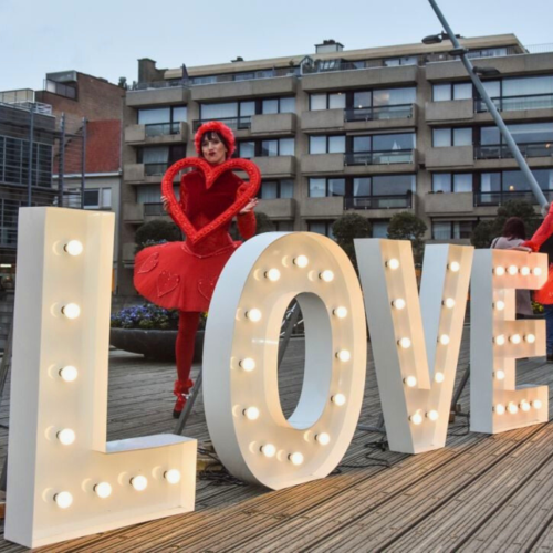 Lichtletters WIT - LOVE letters