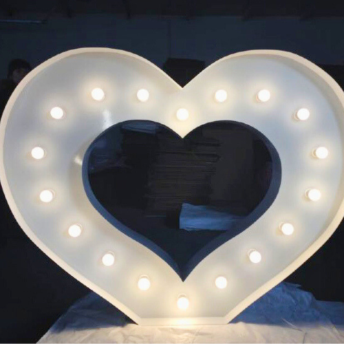 Lichtletter WIT - hart